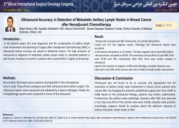 Ultrasound Accuracy in Detection of Metastatic Axillary Lymph Nodes in Breast Cancer after Neoadjuvant Chemotherapy