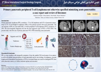 Primary pancreatic peripheral T-cell lymphoma-not otherwise specified mimicking acute pancreatitis: a case report and review of literature